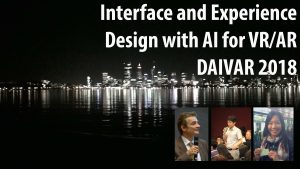 2nd Workshop on  Interface and Experience Design with AI for VR/AR (DAIVAR)